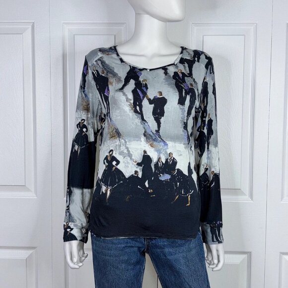 AVENTURES DES TOILES women's sweater medium - Picture 1 of 2